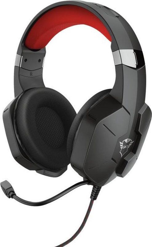 Trust - GXT 323 Carus - Gaming Headset - Rood/Zwart - Bedraad