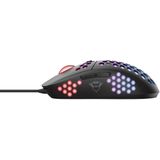 Trust Gaming GXT 960 Graphin Lichtgewicht RGB Gaming Mouse Met Honingraatontwerp, 10.000 DPI, 74 Gram, Aanpasbare Rgb-Verlichting - Zwart