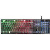 Trust - Azor - Gaming Toetsenbord - QWERTZ - 3 LED-Kleurmodi - Anti-Ghosting