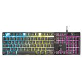 Trust - Azor - Gaming Toetsenbord - QWERTZ - 3 LED-Kleurmodi - Anti-Ghosting