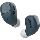 Trust Nika Compact - Volledig Draadloze Oordopjes - Bluetooth - TWS - Blauw
