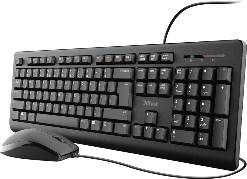 Trust toetsenbord en muis TKM-250 qwerty
