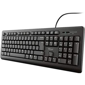 Trust TK-150 toetsenbord USB QWERTY Brits Engels Zwart