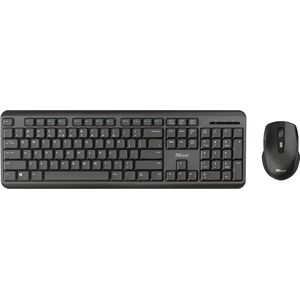 Trust TKM 350 - Draadloos Toetsenbord en Muis - Qwerty - Zwart