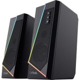 GXT 609 Zoxa - PC Speakers 2.0 - Gaming Speakerset - RGB verlichting - Zwart