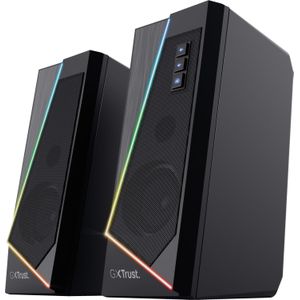 GXT 609 Zoxa - PC Speakers 2.0 - Gaming Speakerset - RGB verlichting - Zwart