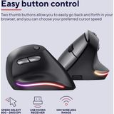 Trust Bayo - Draadloze Muis - Ergonomisch - USB-receiver - Oplaadbaar - Zwart