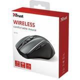 Trust - Ozaa - Draadloze Muis - Zwart - Ergonomisch Ontwerp - 2200 Dpi