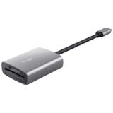 Trust 24136 geheugenkaartlezer USB 3.2 Gen 1 (3.1 Gen 1) Type-C Aluminium