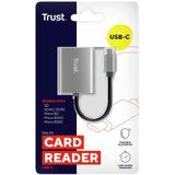 Trust 24136 geheugenkaartlezer USB 3.2 Gen 1 (3.1 Gen 1) Type-C Aluminium