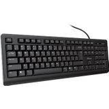 Trust Primo - Toetsenbord - Morsbestendig - Stille toetsen - AZERTY - Zwart