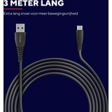 Trust - GXT 226 - Oplaadkabel - Zwart - 3 Meter