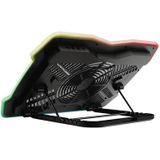 GXT 1126 Aura - Laptop Koelstandaard - Laptop Koeler - Cooling Stand - RGB Verlichting
