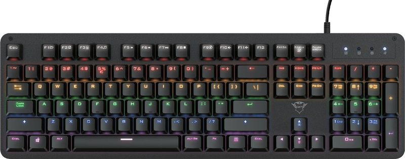 Trust GXT 1863 Thaz - Gaming Toetsenbord - RGB - Mechanisch - Zwart