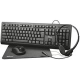 Trust Primo toetsenbord Inclusief muis Kantoor USB QWERTY Engels Zwart