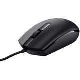 Trust - BASI - Wired Mouse - Zwart - USB Type-A - 1200 DPI