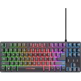 Trust GXT 833 Thado TKL toetsenbord Gamen USB QWERTY Frans Zwart