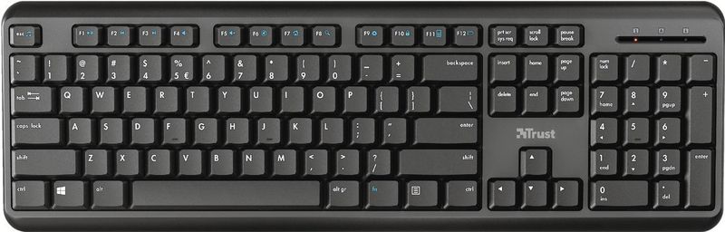 Trust Ody toetsenbord RF Draadloos QWERTZ Duits Zwart