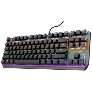 Trust GXT 834 Callaz TKL toetsenbord Gamen USB AZERTY Frans Zwart