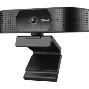 Trust TW-350 Webcam (8.60 Mpx), Webcam, Zwart