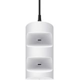 Trust GXT254 Duo Charge - Dockingstation voor twee PS5 controllers - Wit