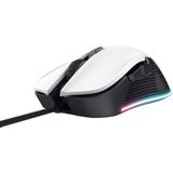 Trust GXT 922W YBAR - Bedrade Gaming Muis - RGB verlichting - 7200dpi - Wit