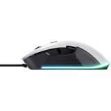 Trust GXT 922W YBAR - Bedrade Gaming Muis - RGB verlichting - 7200dpi - Wit