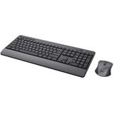 Trust Trezo toetsenbord Inclusief muis Universeel RF Draadloos QWERTY Spaans Zwart