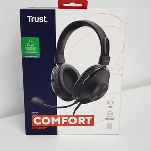 Trust Ozo Headset - Bedraad - Hoofdband - Kantoor/Callcenter - Zwart