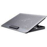 Trust Exto Laptopkoelstandaard, in hoogte verstelbaar, met ventilator, gemaakt van gerecyclede materialen, standaard voor notebook, MacBook, HP, Lenovo, Dell