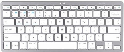 Trust 24652 toetsenbord Bluetooth QWERTY Italiaans Zilver