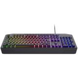Trust GXT836 Evocx - Gaming Keyboard met Verlichting - Polssteun - Multimedia Toetsen - Qwerty US