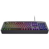 Trust - GXT 836 Evocx Toetsenbord - Zwart - RGB Verlichting - Gerecycled Plastic