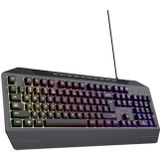 Trust GXT836 Evocx - Gaming Keyboard met Verlichting - Polssteun - Multimedia Toetsen - Qwerty US