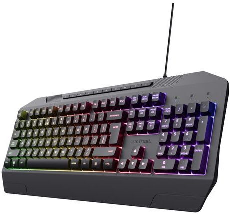 Trust - GXT 836 Evocx Toetsenbord - Zwart - RGB Verlichting - Gerecycled Plastic