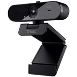 Trust - TW-250 Webcam - QHD - Zwart - Autofocus - Dubbele Microfoons