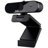 Trust - TW-250 Webcam - QHD - Zwart - Autofocus - Dubbele Microfoons