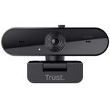 Trust - TW-250 Webcam - QHD - Zwart - Autofocus - Dubbele Microfoons