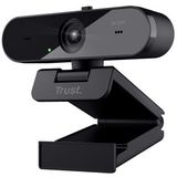 Trust - TW-250 Webcam - QHD - Zwart - Autofocus - Dubbele Microfoons