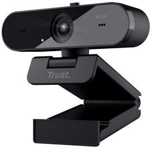 Trust - TW-250 Webcam - QHD - Zwart - Autofocus - Dubbele Microfoons
