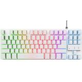 Trust - GXT 833W Thado - Gaming Toetsenbord - Wit - TKL - Qwerty