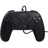 Trust Gaming GXT 541 Muta Bedrade Controller PC, 75% Gerecycled Materiaal, USB Kabel 3m, 15 Knoppen, Verwisselbare D-pad Covers, Wired Gamepad voor Computer, Laptop, Windows 10/11