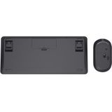 Trust - Lyra - Toetsenbord - Zwart - Draadloos - Multi-Apparaatverbinding