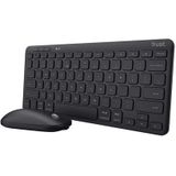 Trust - Lyra - Toetsenbord - Zwart - Draadloos - Multi-Apparaatverbinding