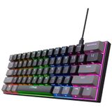 Trust - GXT 867 Acira - Toetsenbord - Grijs - Zwart - 60% Mini Mechanisch Gaming Toetsenbord
