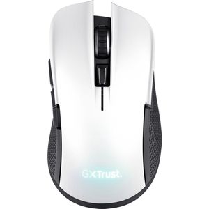 Trust GXT 923 YBAR - Draadloze Gaming Muis - RGB verlichting - Oplaadbaar - 7200 dpi - Wit