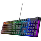 Trust - GXT 866 Torix - Mechanisch Gaming Toetsenbord - RGB - White Switches - Zwart