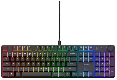 Trust - GXT 866 Torix - Mechanisch Gaming Toetsenbord - RGB - White Switches - Zwart