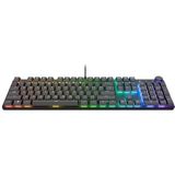 Trust GXT 866 Torix toetsenbord Gamen USB QWERTZ Duits Zwart