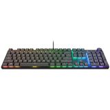 Trust GXT 866 Torix toetsenbord Gamen USB QWERTZ Duits Zwart